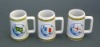 white ceramic beer mug