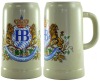 Wholesale 500ml-1000ml porcelain beer mug
