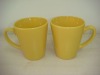 Wholesale porcelain plain mug