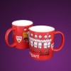 Wholesale advertising promotional ceramic mug with decal