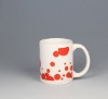 Wholesale beautiful red ceramic mug