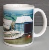 Wholesale sweet ceramic coffee mug for sublimation