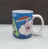 Wholesale decal ceramic porcelain animal coffee mug