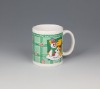 Wholesale christmas porcelain coffee mug