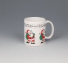 Wholesale sweet Christmas porcelain promotional mug