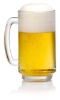 Wholesale clear hand-made beer mug