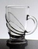Wholesale glass clear beer mug 86mmHx56 mmTD