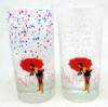 Wholesale Glass color changing Mug/Cold color changing mugs/Glass beer mug