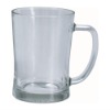Wholesale clear hand-made beer mug