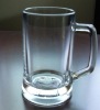 Wholesale clear hand-made beer mug