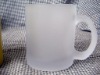 frosted drinking mug