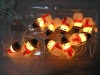 Power string light set in pvc box
