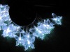 Wholesale solar led christmas lights string with butterfly