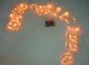 Wholesale '14 LED Light String with letters"HAPPY HALLOWEEN"
