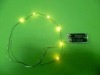 Wholesale Battery operated string lights covered on green wire