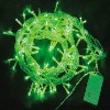 Wholesale LED String light Green colour Flicker Style Light Set Transparent Wire