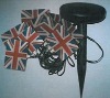 Wholesale solar led Christmas lighting string with UK flag