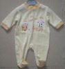 Wholesale baby soft romper with emb cow MT2447