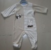 Wholesale baby soft romper with emb rabit MT2448
