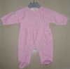 Wholesale baby long sleeve romper with pink MT2098