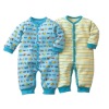 Wholesale 100%cotton long sleeve baby rompers