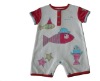 Wholesale baby unisex comforter romper with fishes