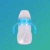 Wholesale hot sale silicone baby feeding bottle free of BPA