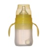 Wholesale 120ml 100% non-taxic silicone baby feeding bottle