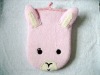 Wholesale latest design lovely rabbit shape baby bath glove