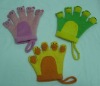 Wholesale animal baby/ infant bath glove