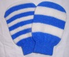Wholesale stripped exfoliating bath glove