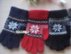 Wholesale 100% acrylic knitted gloves