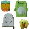 Wholesale kids bath towel children baby animal toy