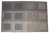 Wholesale pp placemat,pvc placemat,bamboo placemat