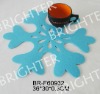 Wholesale Blue Felt Lasercut Snowflake Placemat
