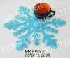 Wholesale Blue Felt X-mas Placemat in 3mm Thickness