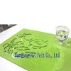 Wholesale felt placemat /polyester felt table runner