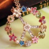 Wholesale Peace sign costume jewelry fashion necklace