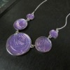 Wholesale rose fashion necklace costume jewelry
