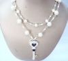 Wholesale Fashion Pearl Key Necklace