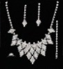 Wholesale Fashion victorian full crystal jewelry sets,costume jewelry necklace and earring sets,fashion costume jewelry tassel necklace