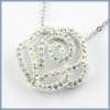 Wholesale Stylish Costume Jewelry Flower Necklace Pendant