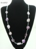 Wholesale Fashion natural agate stone necklace