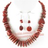 Wholesale fashion turquoise chunky big bead necklace costume jewelry