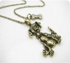 Wholesale Fashion costume jewelry vintage lovely dalmatian&bone necklace