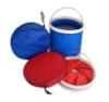 11 L plastic retractable foldable water storage buckets