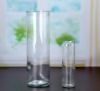 Wholesale Machine blown clear glass vase
