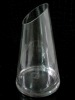 Wholesale glassware clear glass vase
