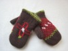 Wholesale fashion knitted gloves/mittens