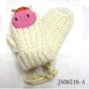 Wholesale Winter Fashion Knitted Gloves Acrylic Mittens